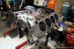 440ci BigBlockMopar 496" Supercharged Stroker engine build - Engine block