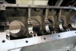 440ci BigBlockMopar 496" Supercharged Stroker engine build - Engine block clearancing