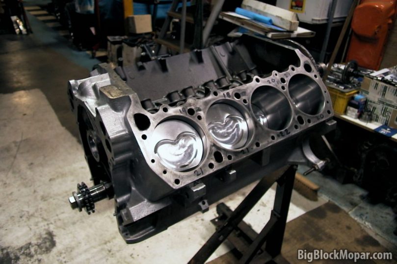 440ci BigBlockMopar 496" Supercharged Stroker engine build - Diamond Pistons