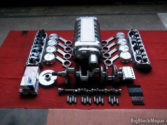 BigBlockMopar 496" - 8/71 Supercharged Stroker engine build parts