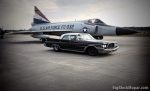 1960 Chrysler NewYorker with US AirForce Fighter Jet