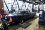 1957 Chrysler Windsor Custom at the RDW (DMV) - Braking test