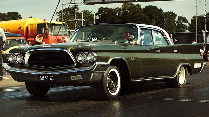 1960 Chrysler NewYorker at Drachten Dragraces