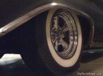 Vintage style Hurst Whitewall pie-crust Racing Tires with Astro Supremes on 1960 Chrysler NewYorker