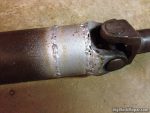 1973 Dodge Dart - A518 / 46RH overdrive transmission - Driveshaft shortening shabby welding