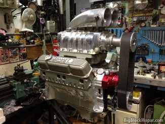 496" BigBlockMopar Supercharged Stroker engine - Mockup