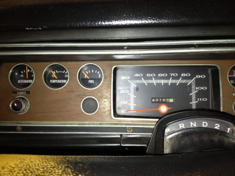 1973 Dodge Dart Dashboard upgrade