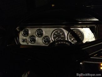 1973 Dodge Dart custom dash gauges