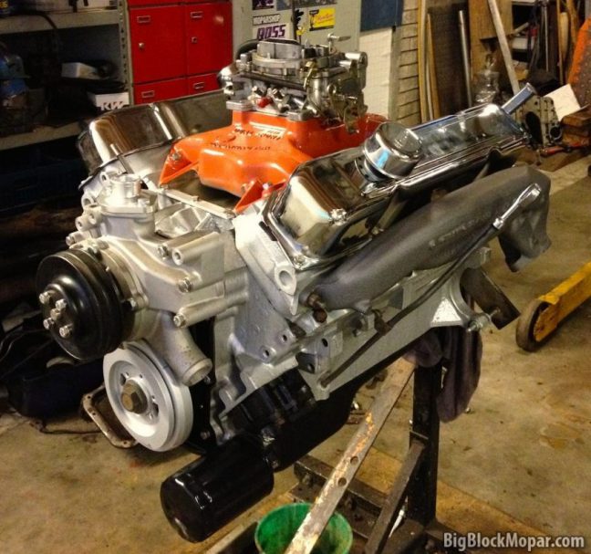 fresh 400ci engine for the 1965 Chrysler 300 convertible