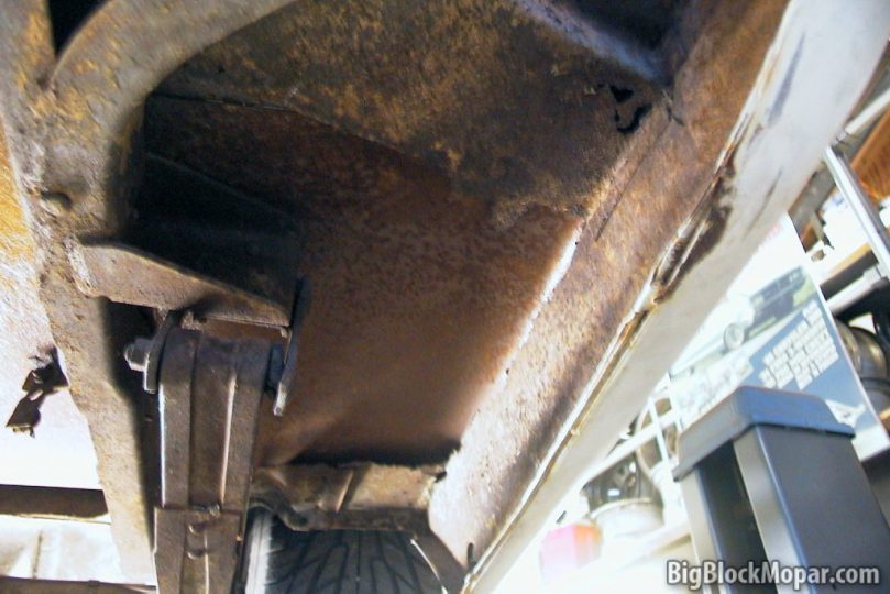 1959 Dodge Coronet - Rear trunkfloor