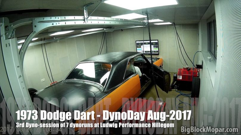 1973 Dodge Dart at the ChassisDyno for the 3rd time at Ludwig Performance