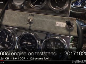 360ci Engine on teststand