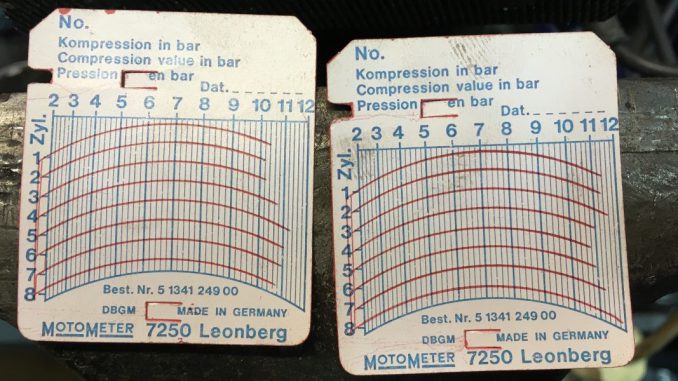 360ci Compression testcard - Cold engine