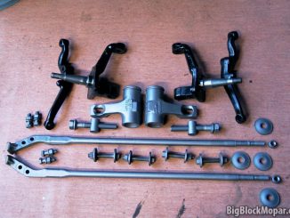 Front suspension rebuild - Painted torsion bars, strut rods and related suspension parts