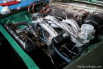 Engine bay filled with almost 500 cubic inches and a pair of long ram intakes