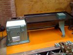Accura Simplex Lathe motor cabinet and catchpan with stand