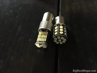 LED turnsignal lighting in the '73 Dart