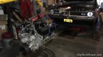 Dodge Dart 360 engine ready to be installed