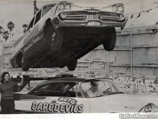 International Auto DareDevils Stuntteam using the 1959 Dodge