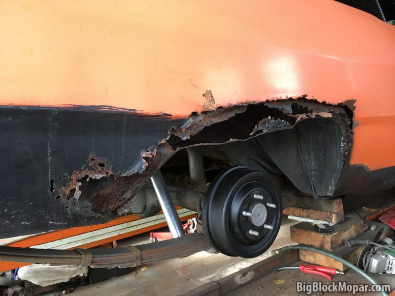 Dodge Dart Rear Fender Rust Repair