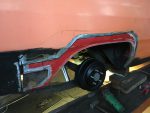 Dodge Dart Rear Fender Trial fitting replacement section