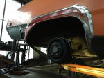 Dodge Dart Rear Fender Trial fitting replacement section