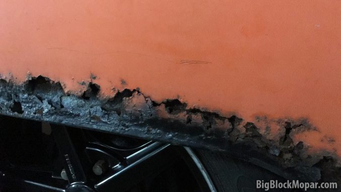 Dodge Dart Rear Fender Rust Repair