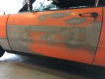 1973 Dodge Dart driverside door smoothing