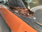 1973 Dodge Dart roof vinyl rust