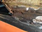 1973 Dodge Dart roof vinyl rust