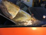 1973 Dodge Dart roof vinyl rust