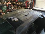 1973 Dodge Dart roof vinyl removal