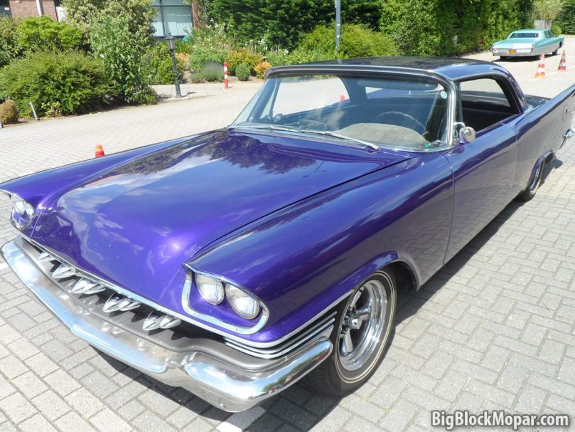 1957 Chrysler - tire damage