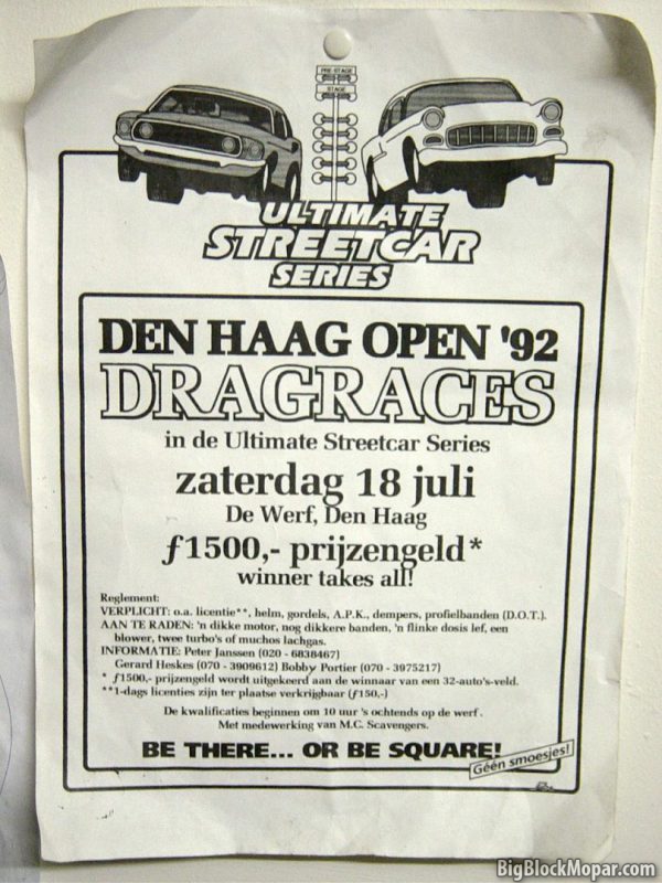 Dragracing Zichtenburg 1992