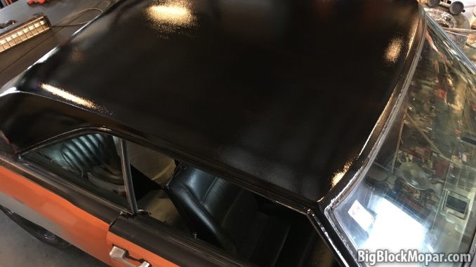 1973 Dodge Dart roof image in Black Paint